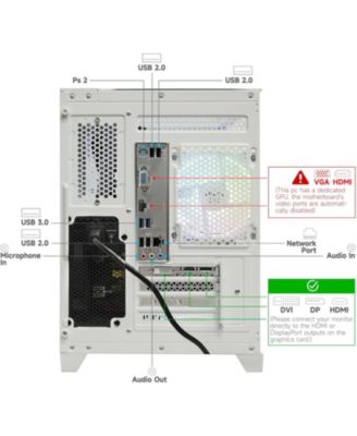Gaming PC Desktop - 12th Gen Intel Core i5-12400F (6-Core, 2.5GHz),  RTX 3050, 32GB DDR4 RAM, 1TB NVMe SSD, Prebuilt Tower for Gaming/Home/Office