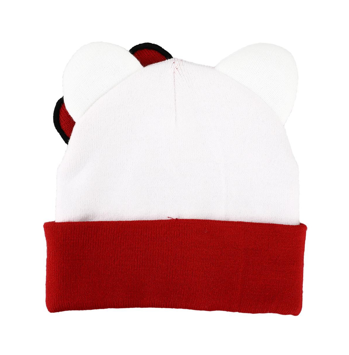 Hello Kitty Men's Sanrio Face Bow Embroidered Beanie Hat for Girls