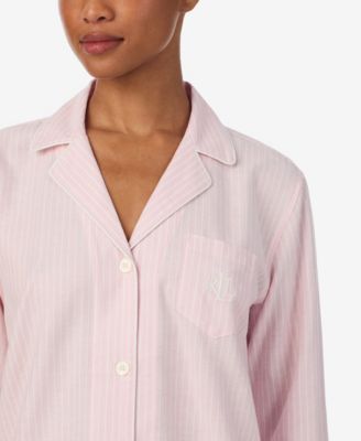 Women's 2-Piece Striped Pajama Top and Pant Set