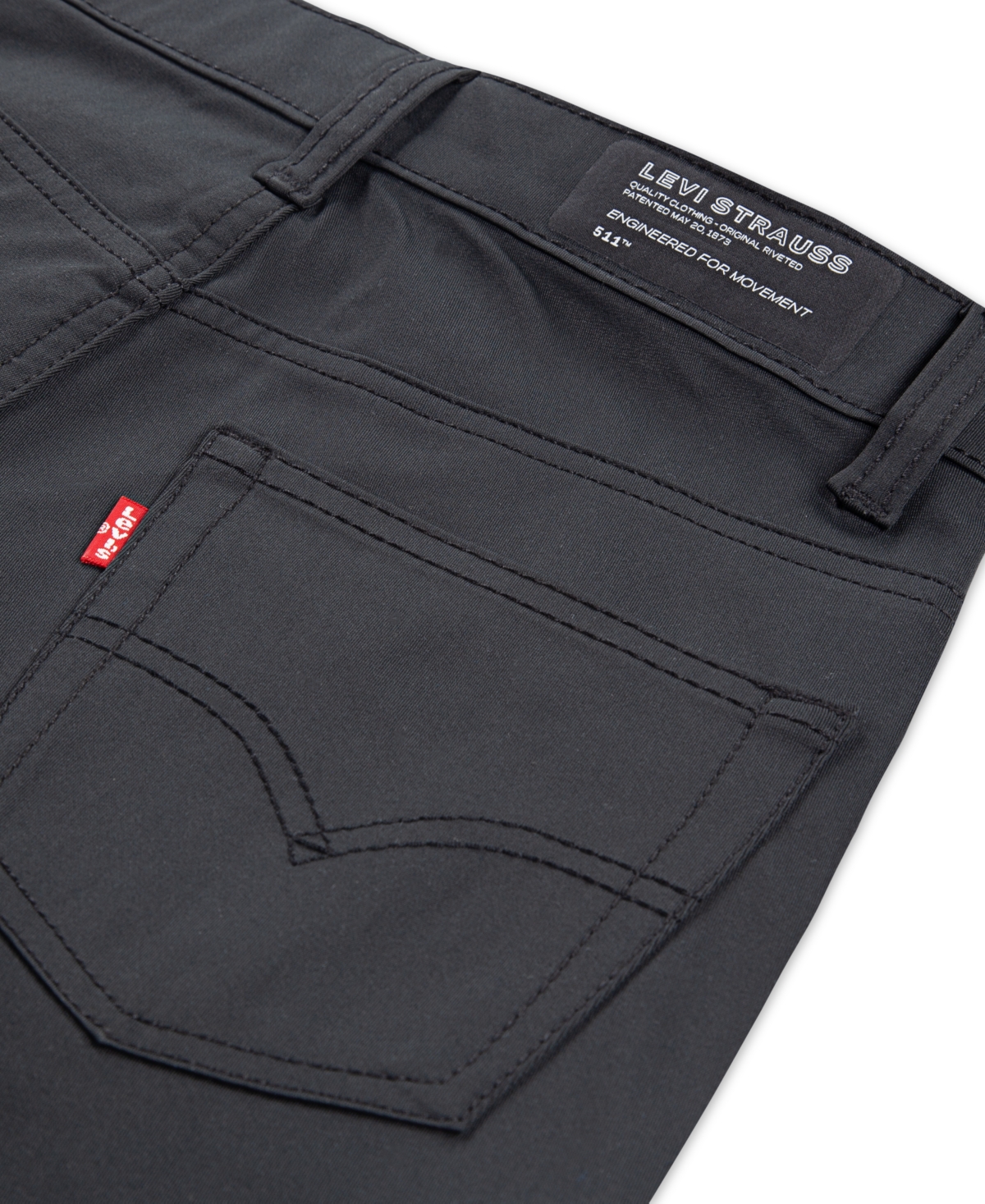 Levi's Big Boys 511 Slim Tech Pants In Black