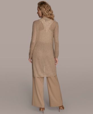 Women's Open V-Neck Long Sleeve Cardigan