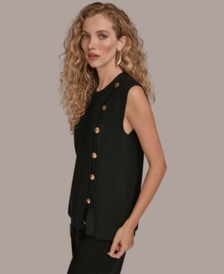 Women's Crewneck Sleeveless Sweater