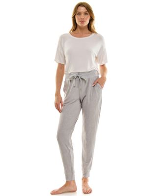 Women's Ultra-Soft Jogger Pajama Bottoms, Set of 2