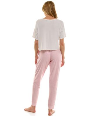 Women's Ultra-Soft Jogger Pajama Bottoms, Set of 2