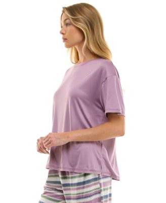 Women's Drop Shoulder Crew Neck T-Shirt