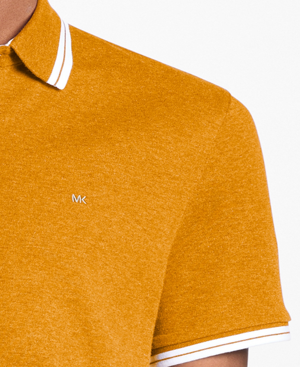 Michael Kors Men's Greenwich Polo Shirt In Yellow