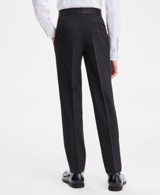 Big Boys' Solid Tuxedo Straight-Leg Pants