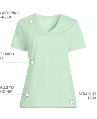 Women's Relaxed Supima Cotton V-Neck T-Shirt