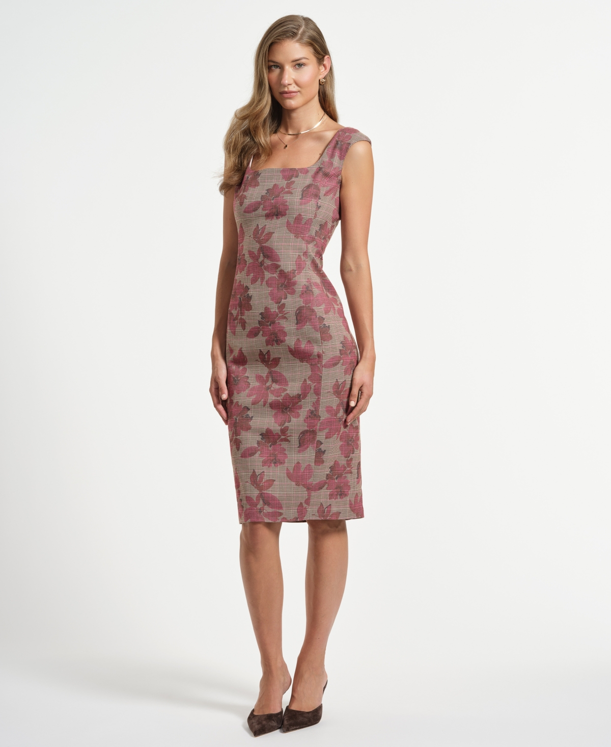 Isaac Mizrahi Women's Plaid Sheath Dress