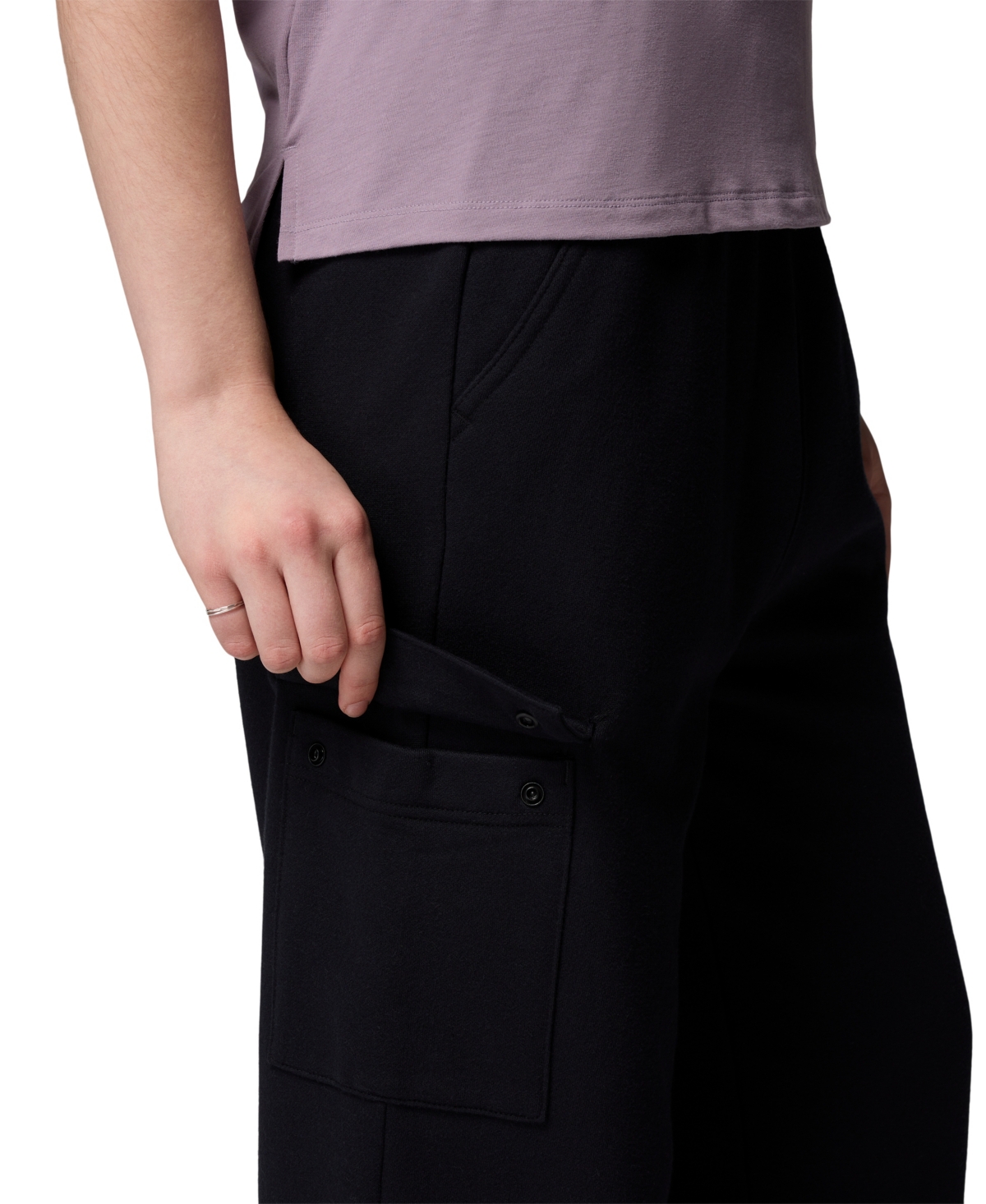 Columbia Women's Aldermore Relaxed Fit Cargo Pants In Black