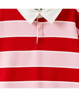 Little Girls Little/Big Rugby Polo L/S Top