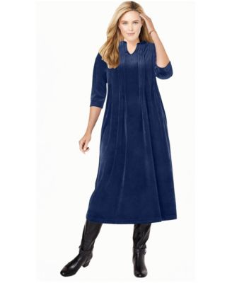 Women's Within Pintuck Velour Dress