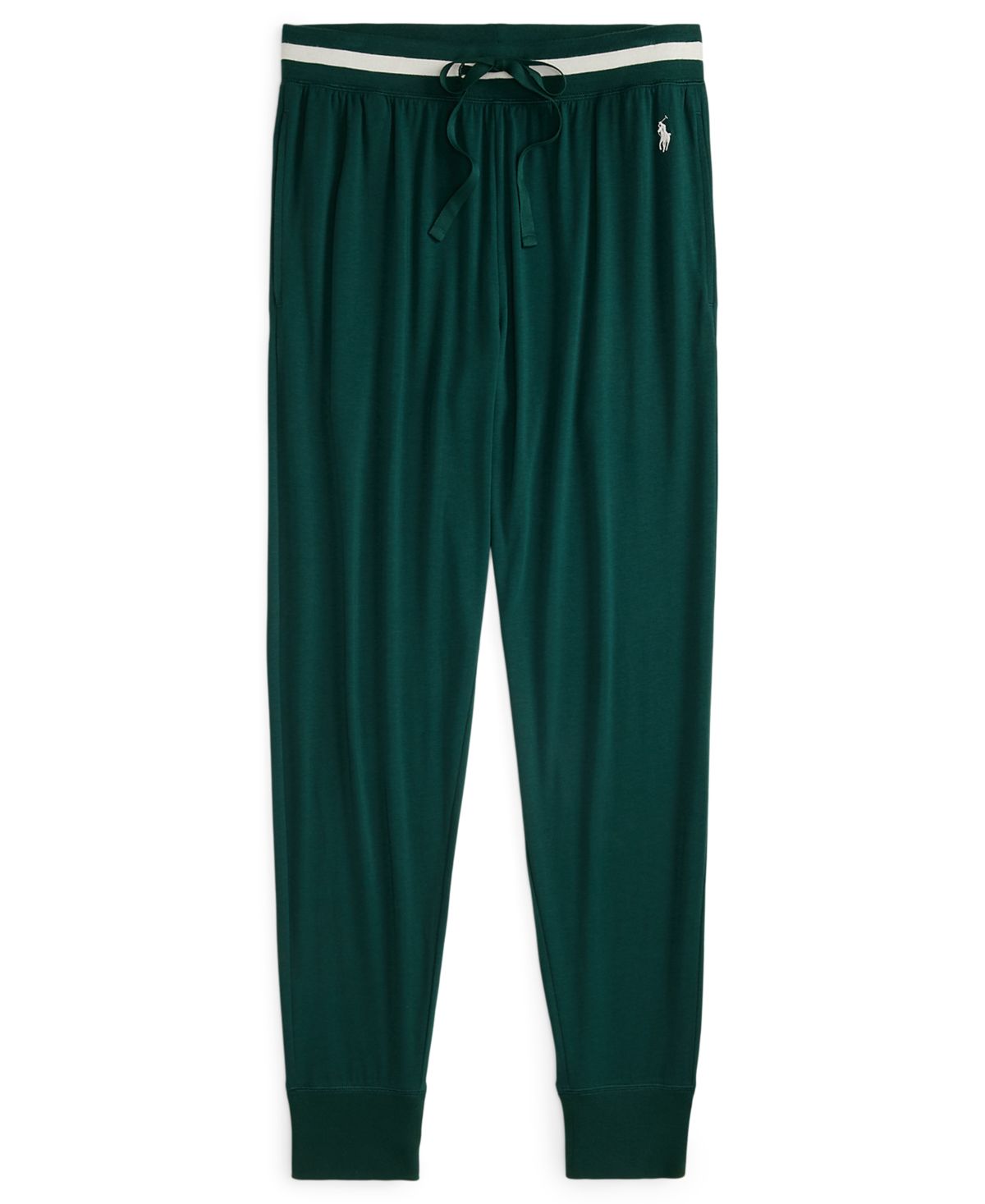 Мужские трикотажные пижамные джоггеры для бега трусцой с логотипом