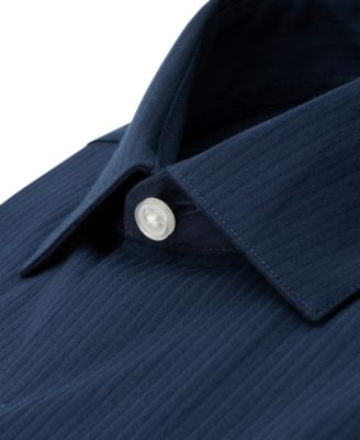 Men's Slim Fit Tonal Stripe Dress Shirt