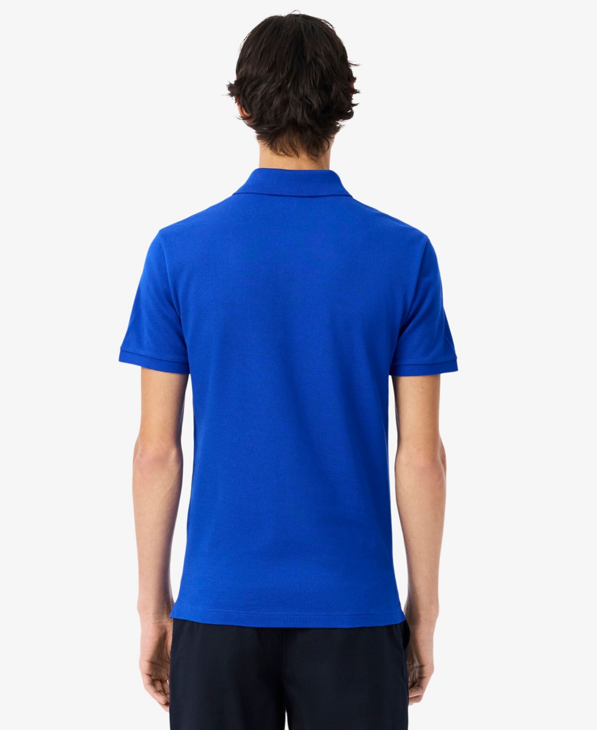 Lacoste Men's Slim Fit Short Sleeve Ribbed Polo Shirt