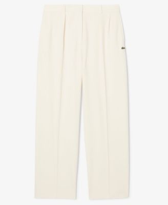 LACOSTE Women's Oversized Wide Leg Trousers