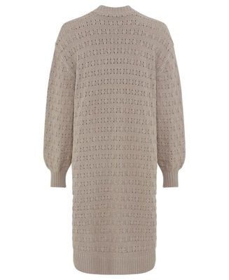 Stitch Interest Longline Cardigan