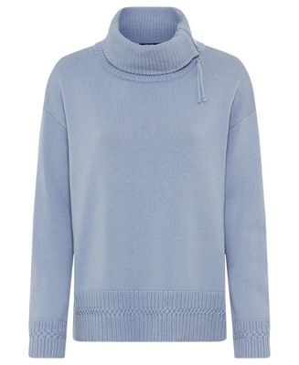 Women's Sweater with Convertible Neckline