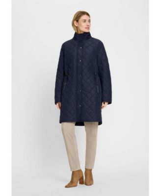 Women's Longline Quilted Coat