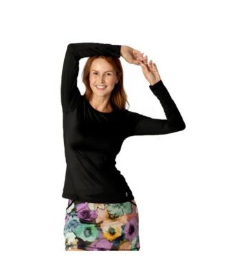 UV Colors Womens Long Sleeve Tennis Shirt