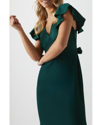 Women's V-Neck Maxi Bridesmaid Dress