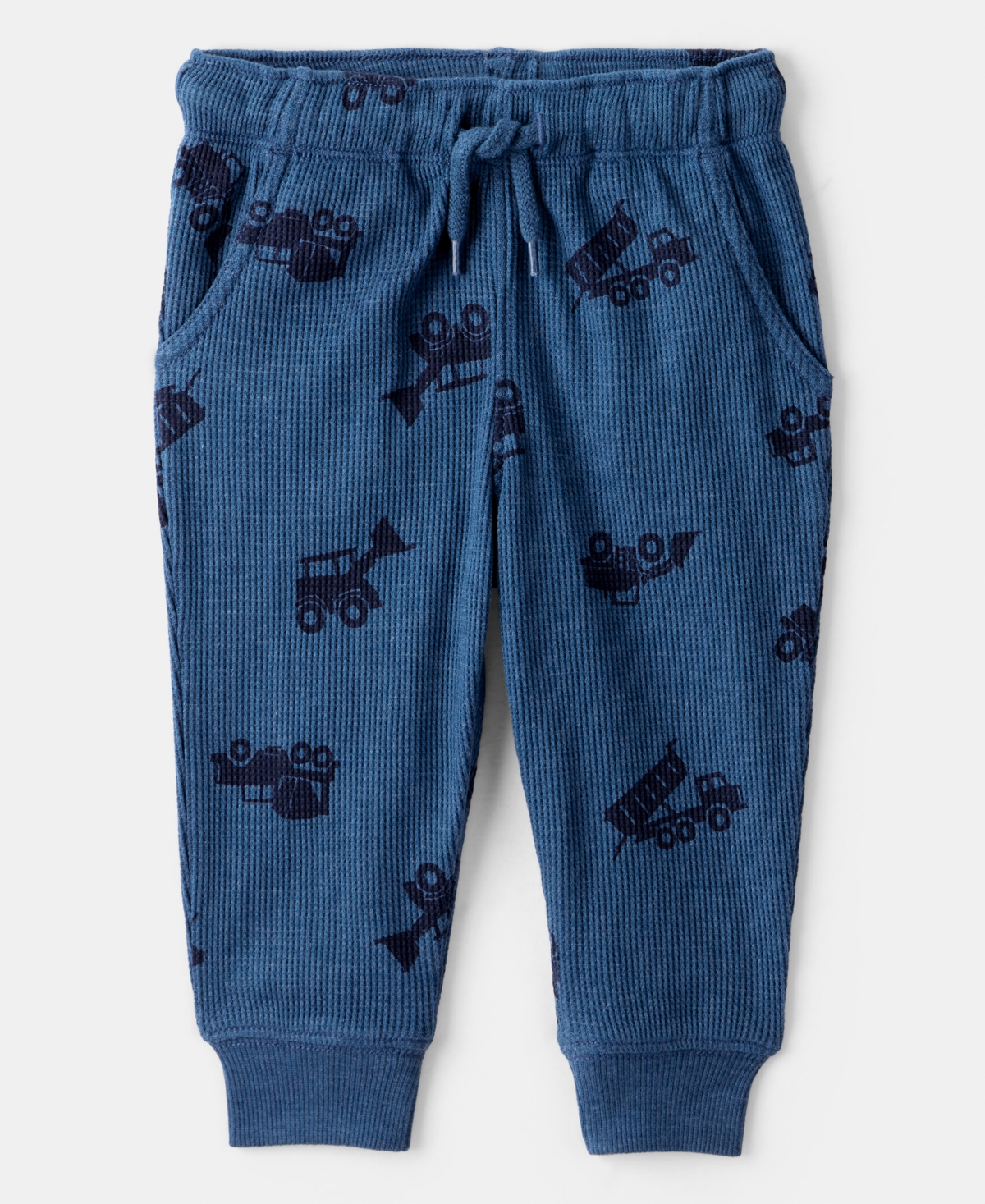 Carter's Baby Boys 2-piece Long Sleeves Hoodie And Joggers Set In Blue