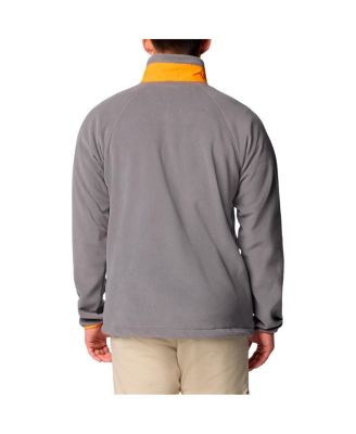Men's Gray Tennessee Volunteers Big Tall Flanker IV Fleece Raglan Full-Zip Jacket