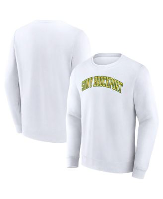 Fanatics - Men's White SUNY Brockport Golden Eagles Short Name Pullover Sweatshirt