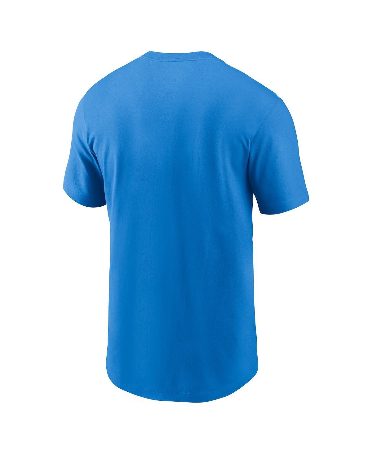 Nike Powder Blue Los Angeles Chargers Legend Wordmark Performance T-shirt In Blue