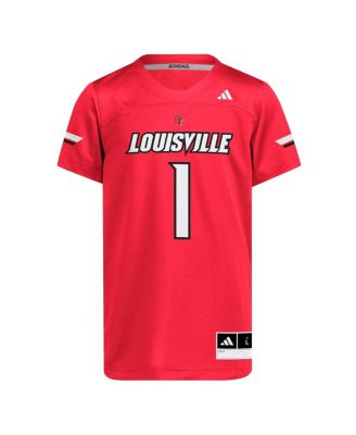 Big Boys and Girls 1 Red Louisville Cardinals Replica Jersey