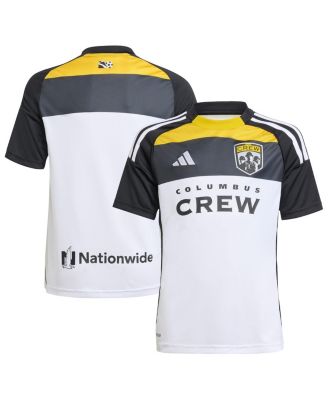 adidas - Big Boys and Girls  White Columbus Crew 2025 Third Replica Jersey