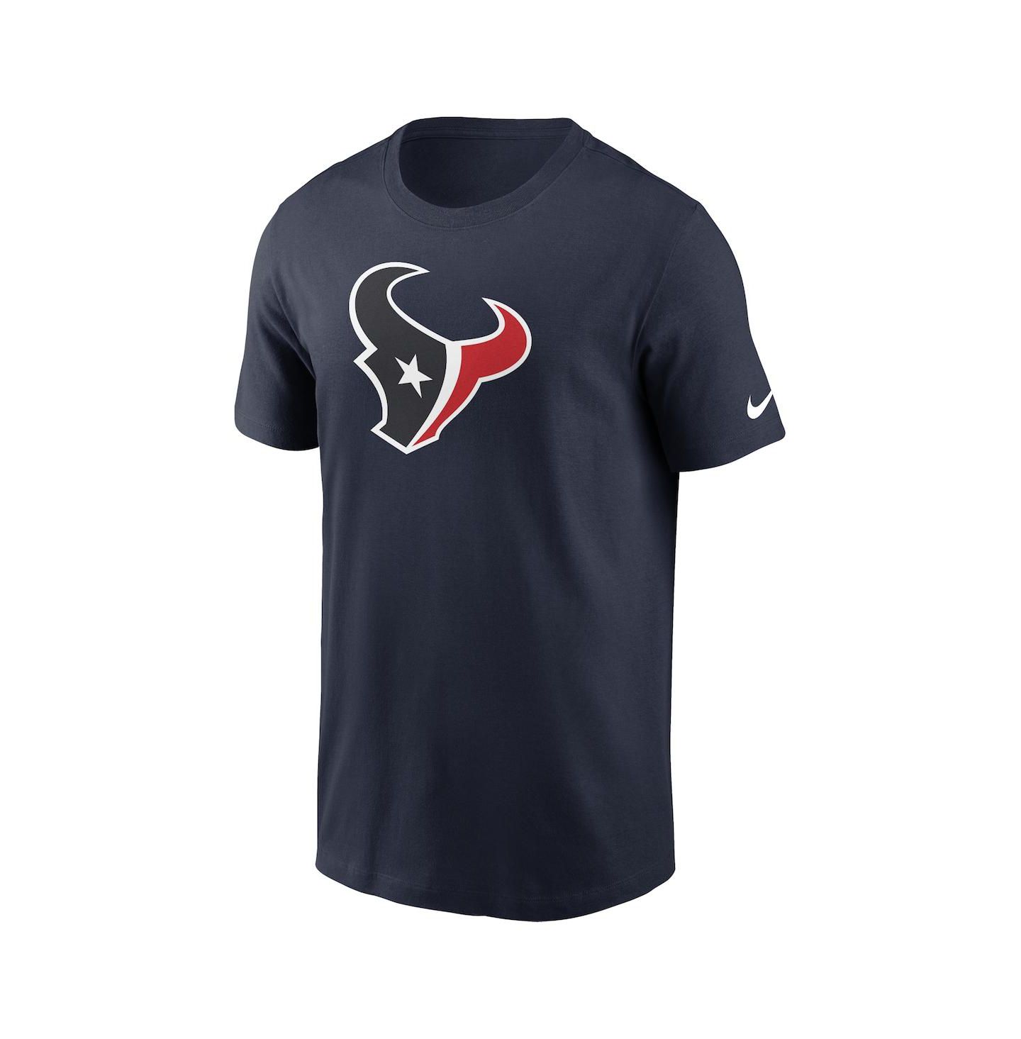 Мужская футболка Nike Navy Houston Texans Rewind Logo Essential — фото 2