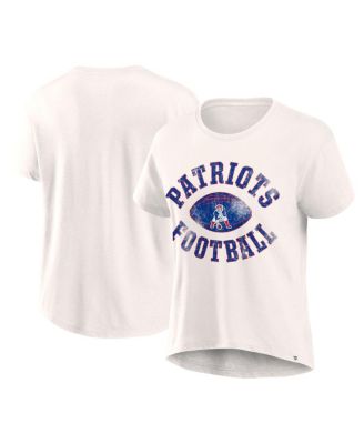 Fanatics - Women's Cream New England Patriots Football Home Fashion T-Shirt