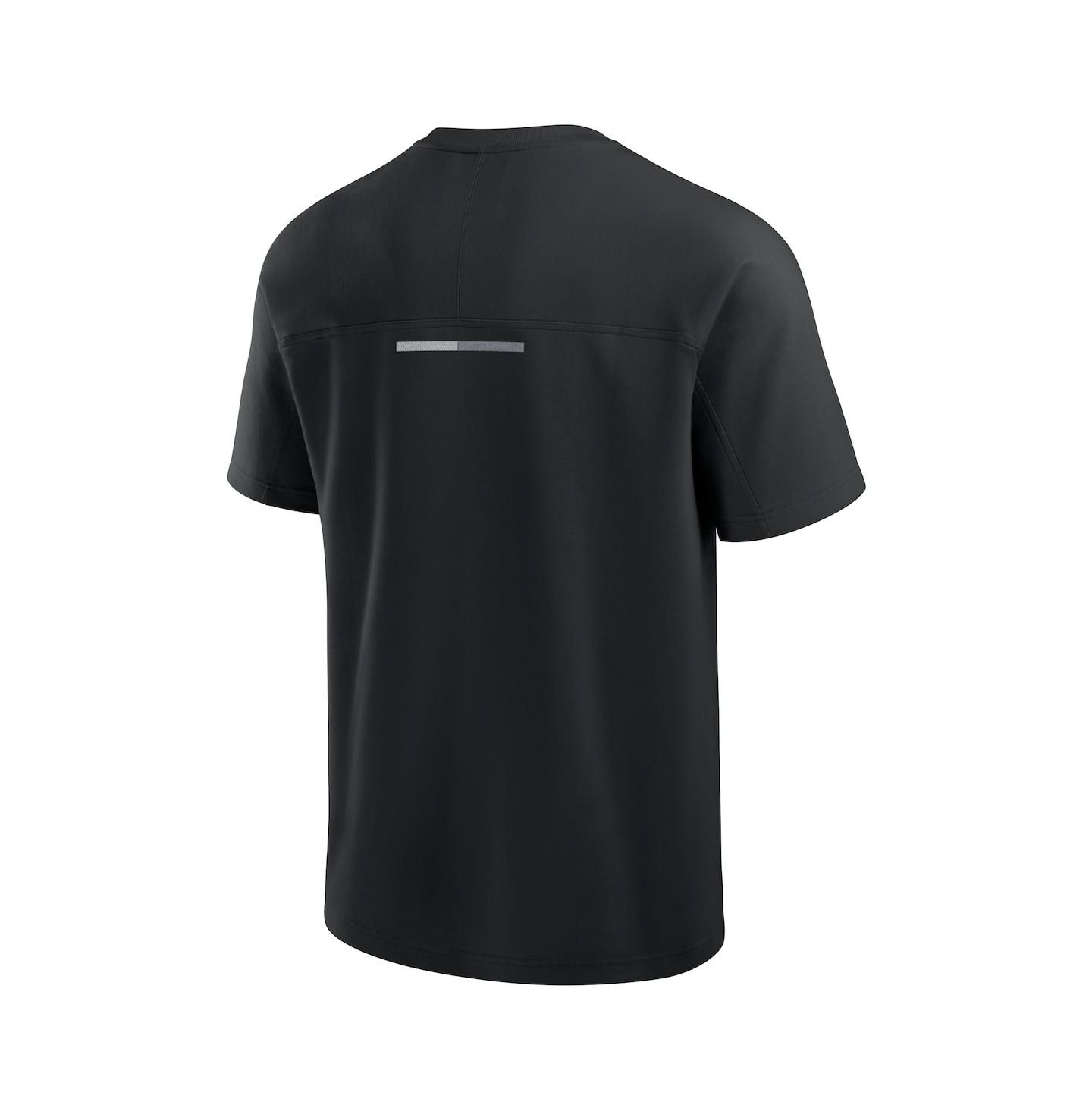 Мужская футболка Fanatics Black Chicago Blackhawks Elements Flex Tri-Blend — фото 3