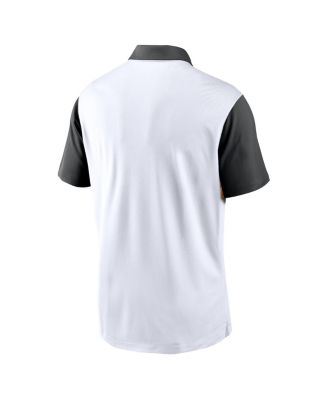 Men's White/Black Tennessee Volunteers Athletic Prep Alt Logo Vapor Performance Polo Shirt