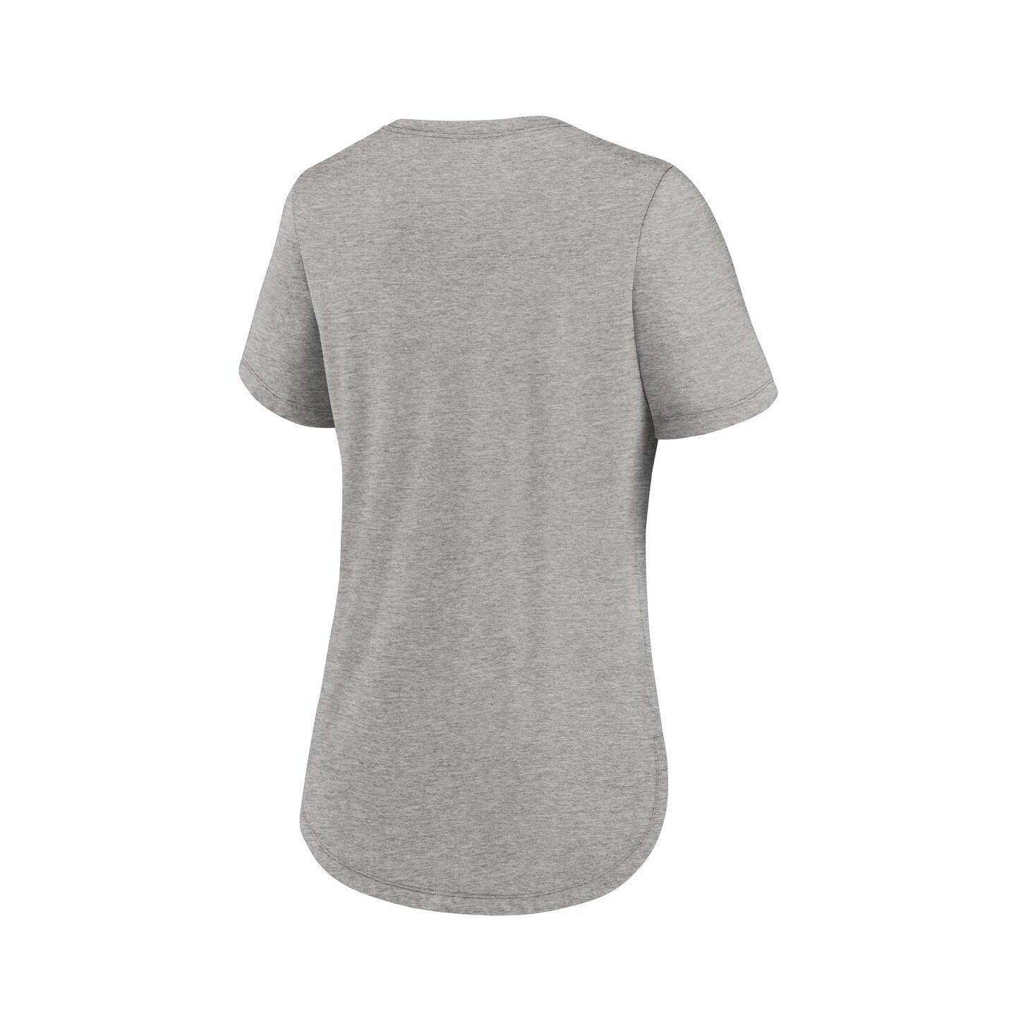 Женская футболка Fanatics Nike Gray Cleveland Browns Script Tri-Blend — фото 3