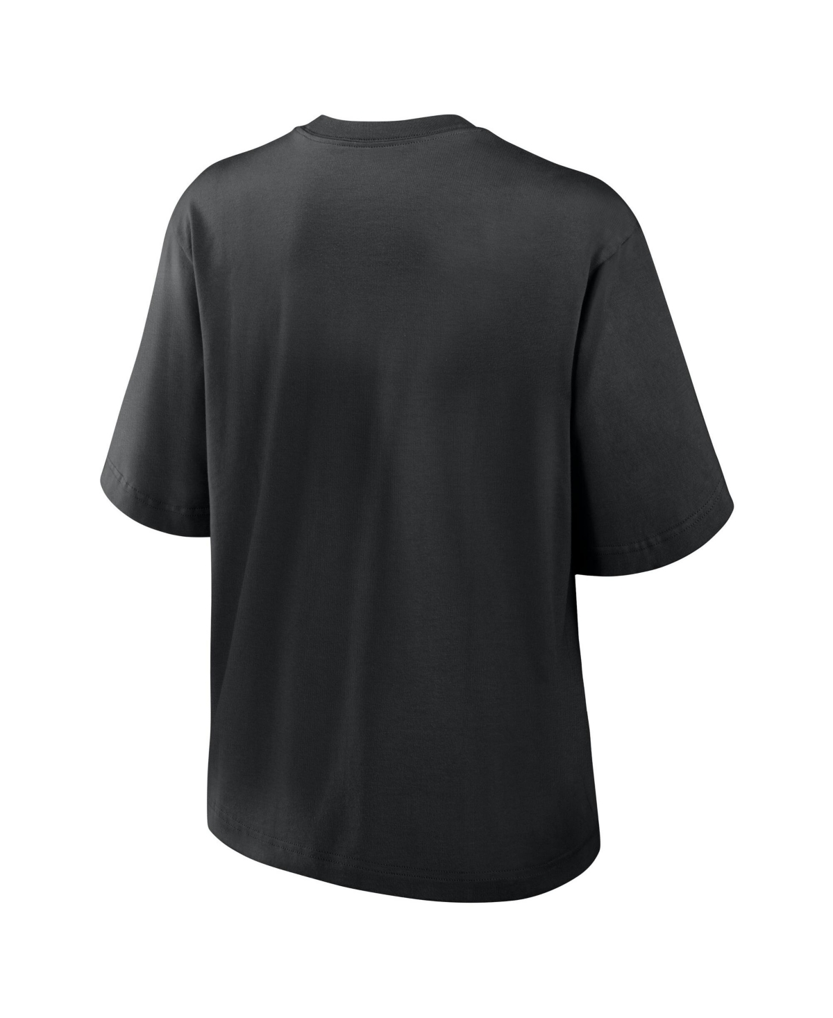 Nike Pittsburgh Steelers Essential Script Boxy  Women's Nfl T-shirt In Black
