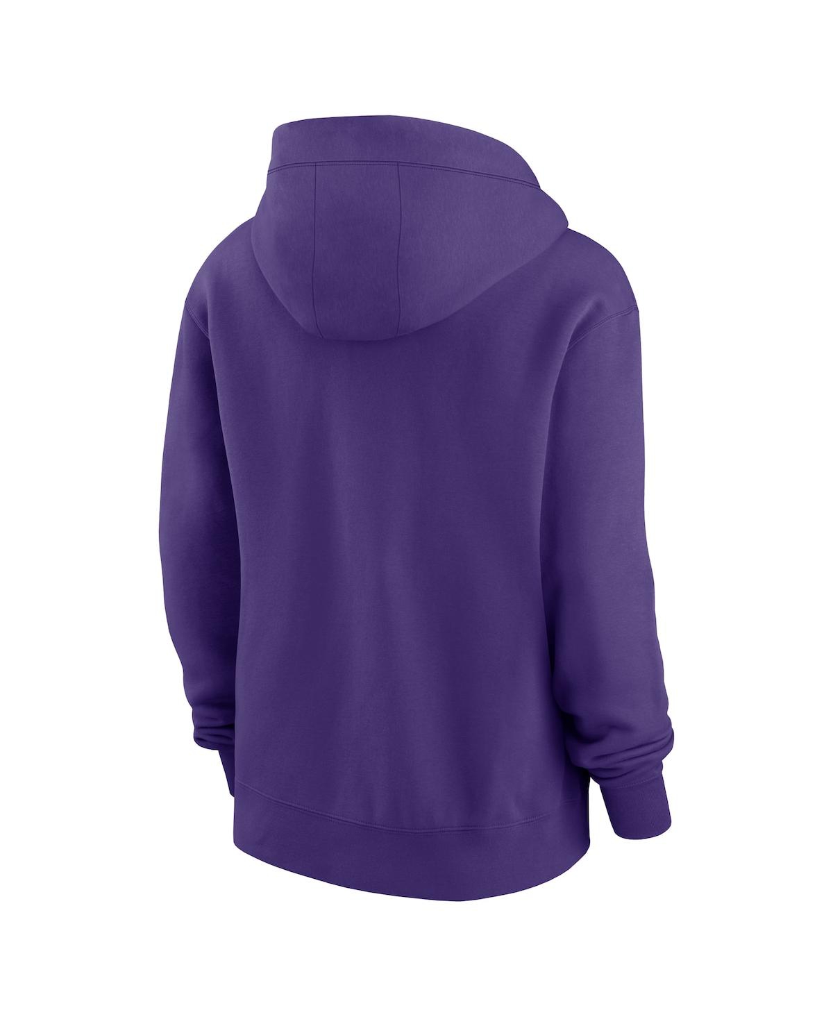 Nike Women's Purple Minnesota Vikings Phoenix Rewind Full-zip Hoodie In Purple