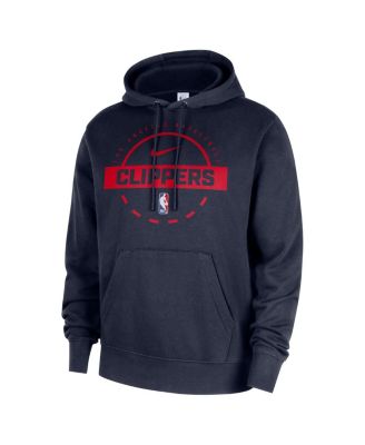 Men's Navy LA Clippers 2025/26 Authentic Practice Club Pullover Hoodie