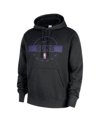 Men's Black Phoenix Suns 2025/26 Authentic Practice Club Pullover Hoodie