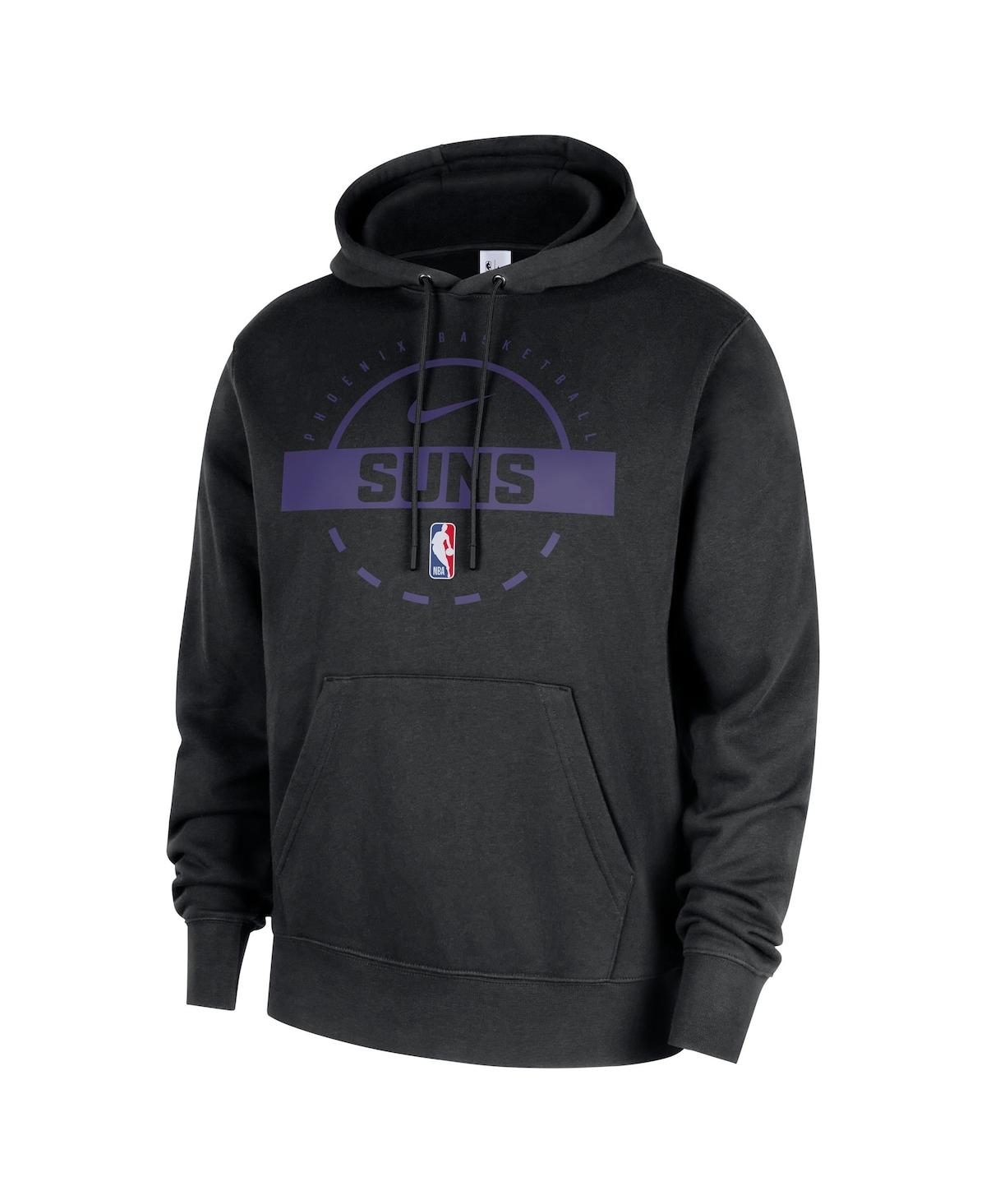 Nike Men's Black Phoenix Suns 2025/26 Authentic Practice Club Pullover Hoodie In Black