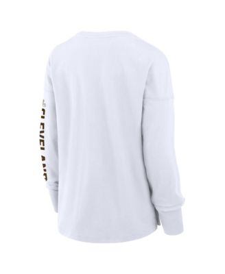 Women's White Cleveland Browns Hometown Legacy Long Sleeve T-Shirt