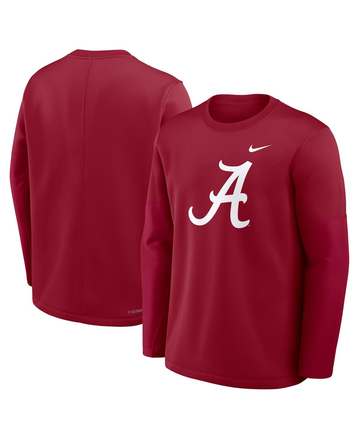 Nike Alabama Sideline Coach  Men's Therma-fit College Long-sleeve T-shirt In Multi