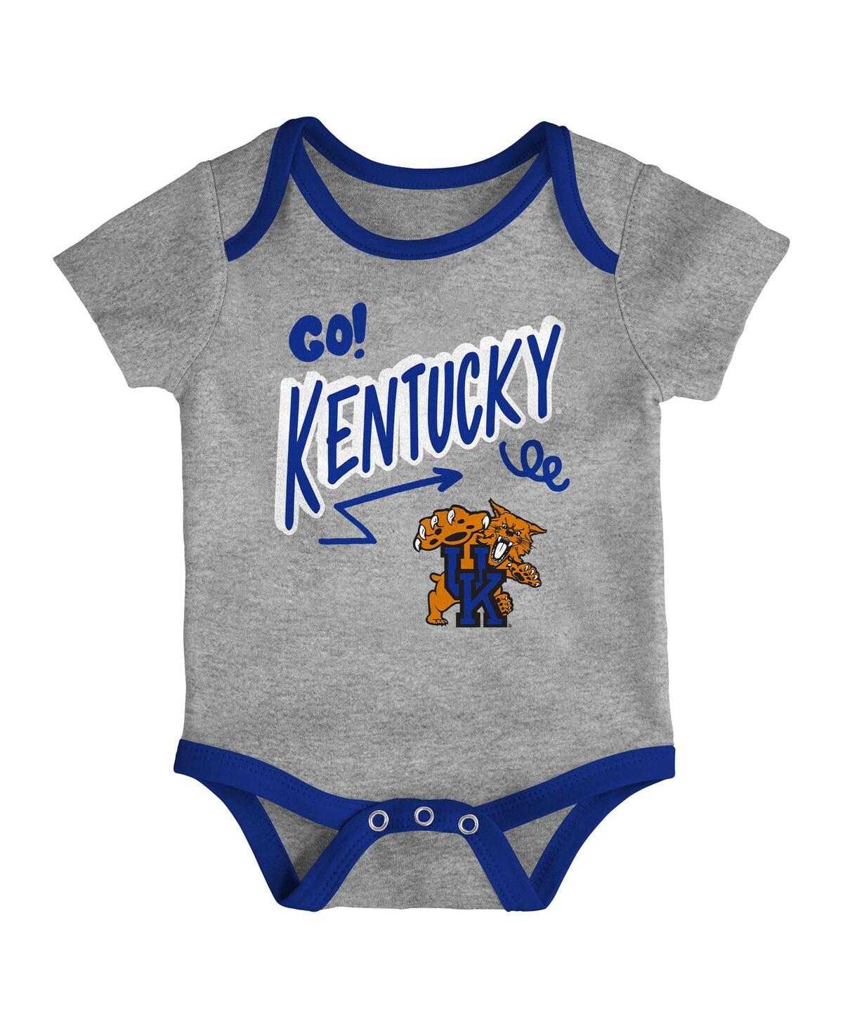 Outerstuff Baby Boys and Girls 3-Pack Kentucky Wildcats All Day Play Bodysuit Set