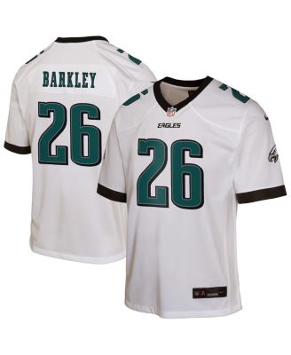 Nike - Big Boys and Girls Saquon Barkley White Philadelphia Eagles Game Jersey