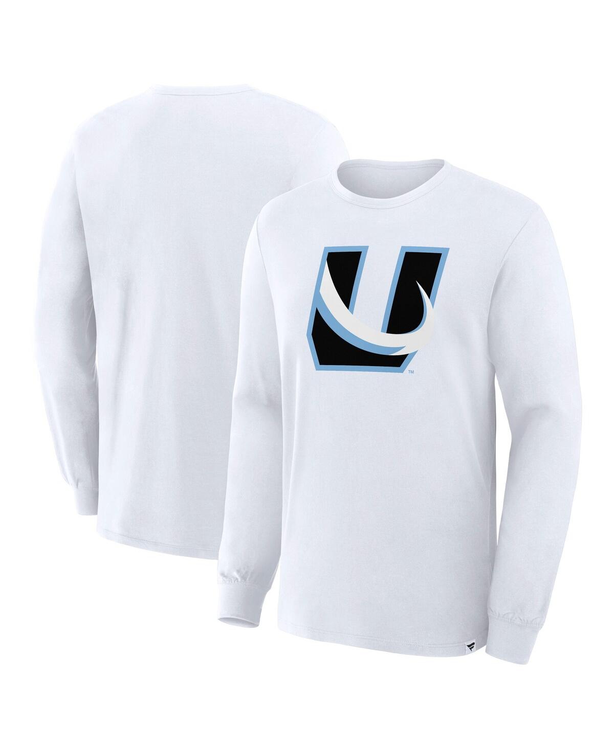 Fanatics Men's White Utah Mammoth Alternate Logo Legacy Long Sleeve T-shirt In White