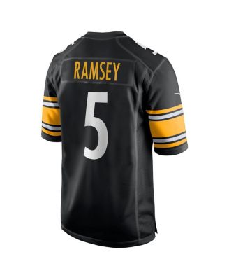 Men's Jalen Ramsey Black Pittsburgh Steelers Team Game Jersey