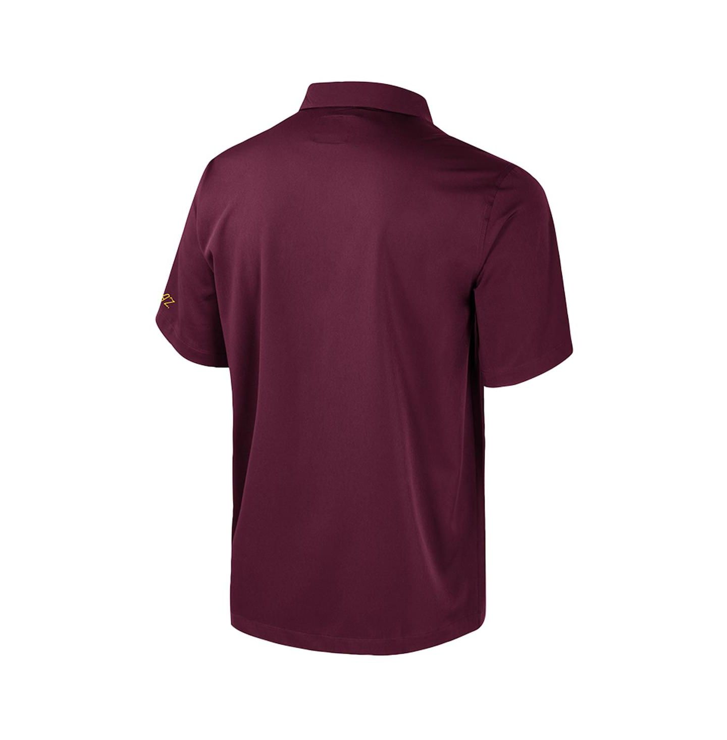 Мужская рубашка Colosseum Maroon Arizona State Sun Devils Strike Bowling Button-Up — фото 3