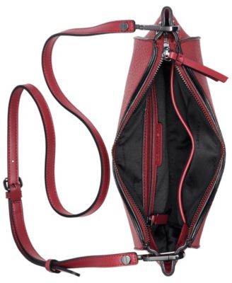 Garnet Adjustable Top Zipper Crossbody