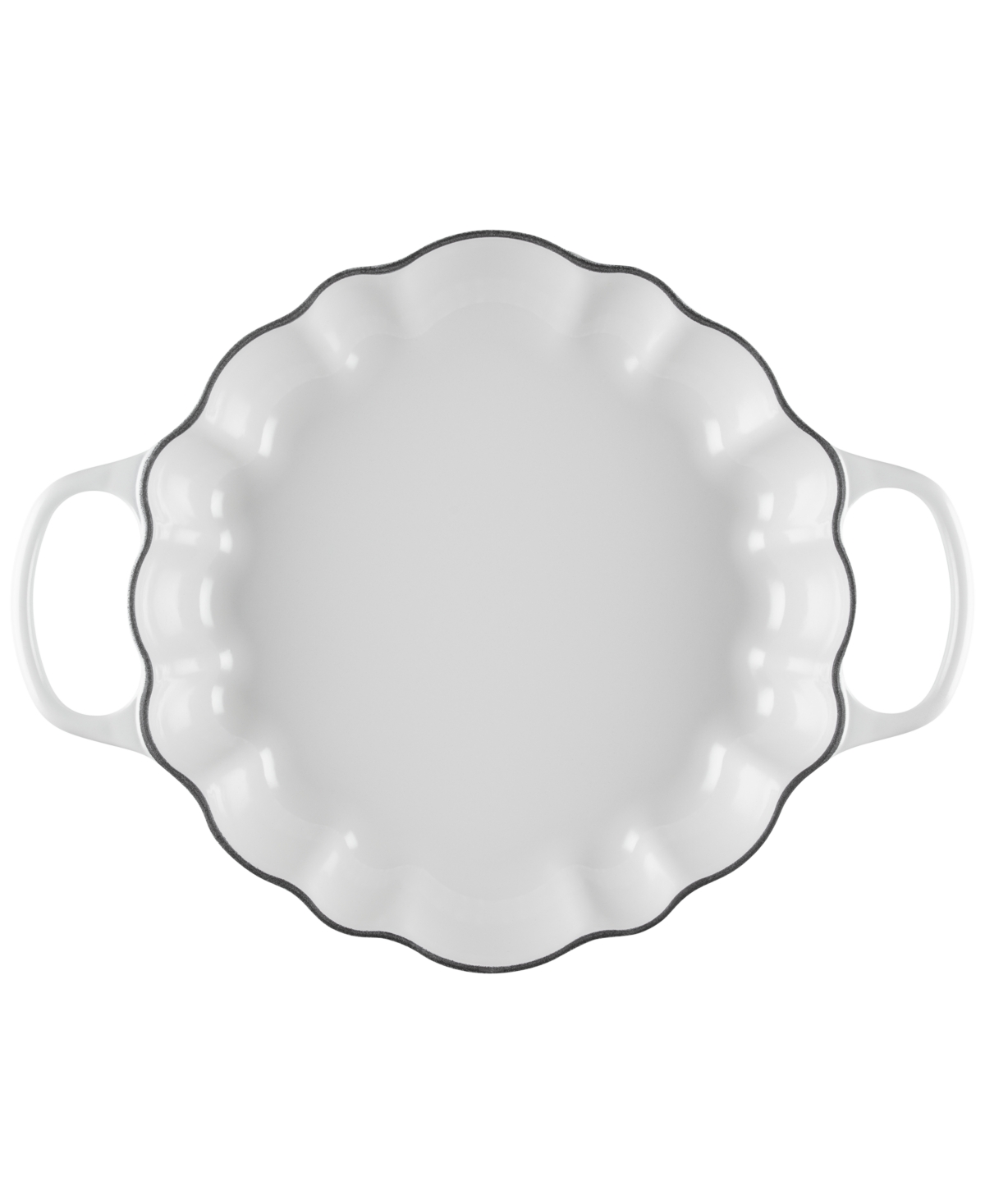 Le Creuset Enameled Cast Iron Signature Pumpkin Braiser, 2.75 Qt. In White